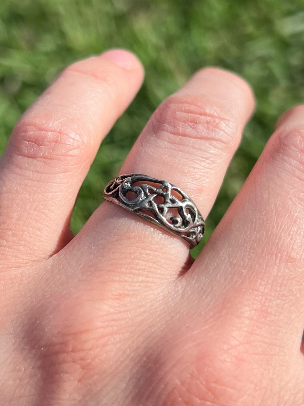 Vintage Sterling Silver Celtic Ring